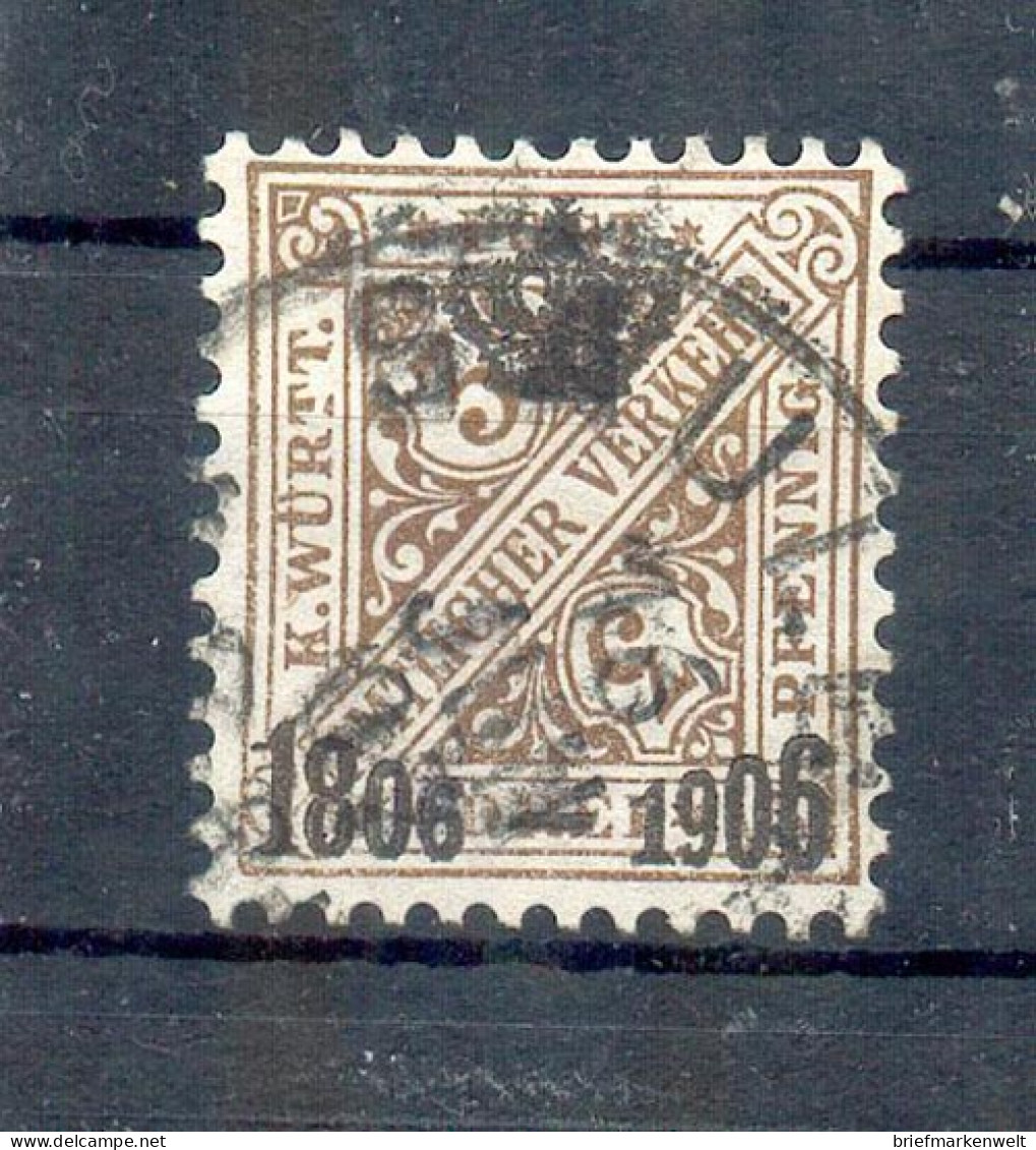 Württemberg 218I ABART Gest. BPP 80EUR (16656 - Other & Unclassified