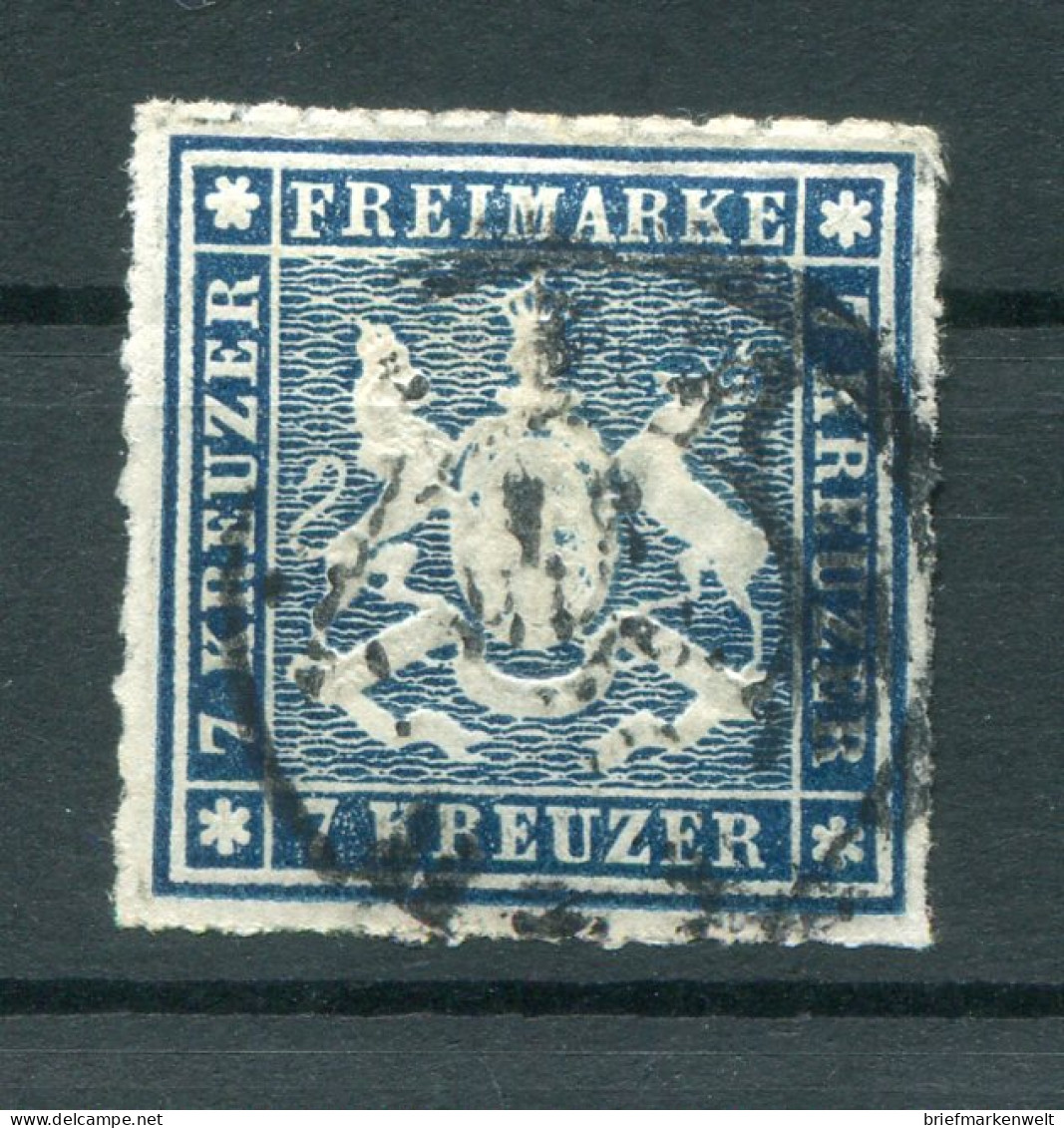 Württemberg 35 LUXUS Gest. 160EUR (B0834 - Sonstige & Ohne Zuordnung