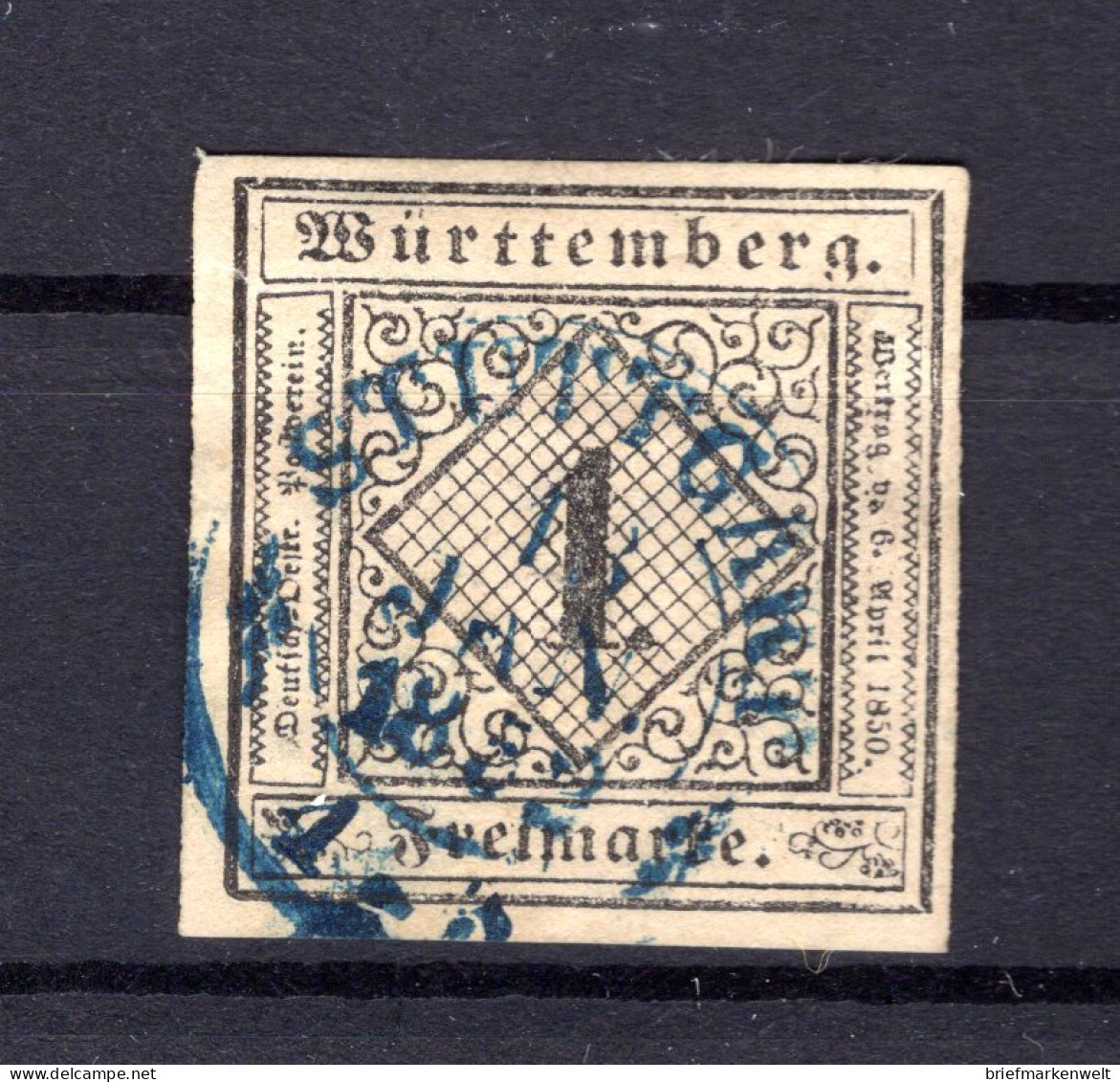 Württemberg 1 Tadellos Gest. (K1751 - Autres & Non Classés