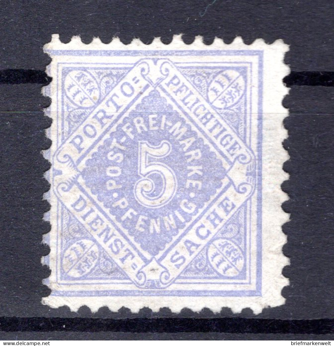 Württemberg 101b FARBE Ungummiert * MH BPP (T7843 - Other & Unclassified