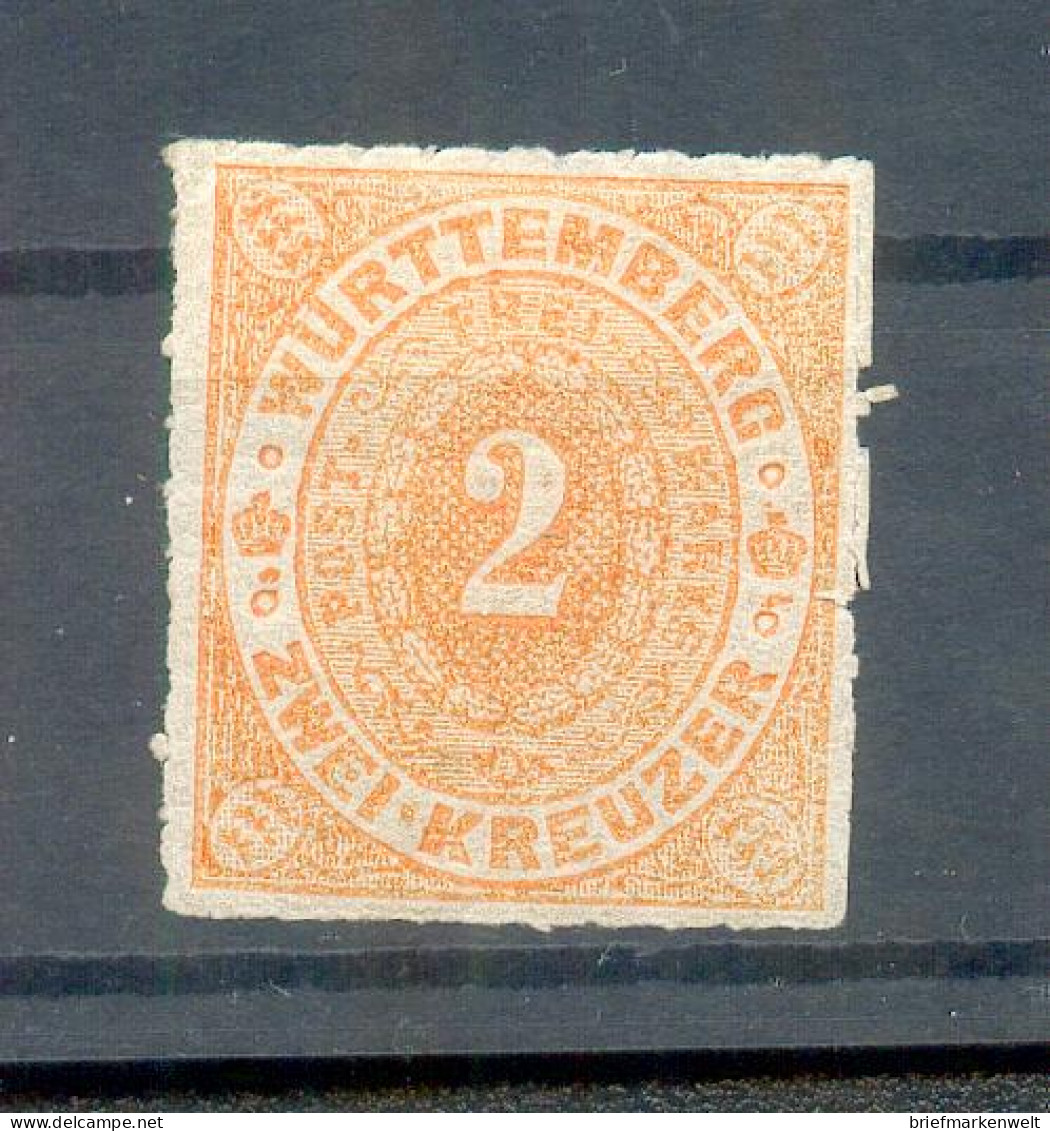 Württemberg 37a Tadellos * MH 220EUR (15985 - Andere & Zonder Classificatie