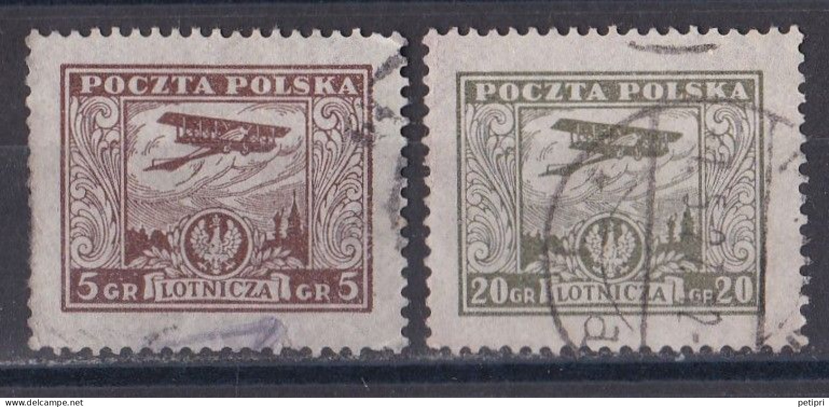 Pologne -  Poste Aérienne  Y&T  N °  4  Et  7  Oblitérés - Used Stamps