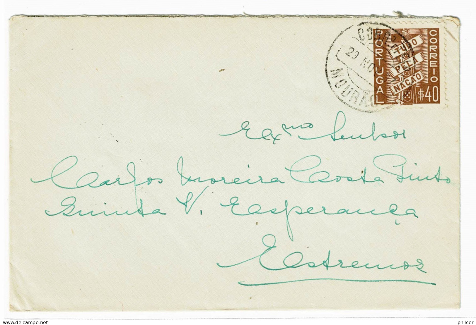 Portugal, 1935/41, # 571, Para Estremoz - Lettres & Documents