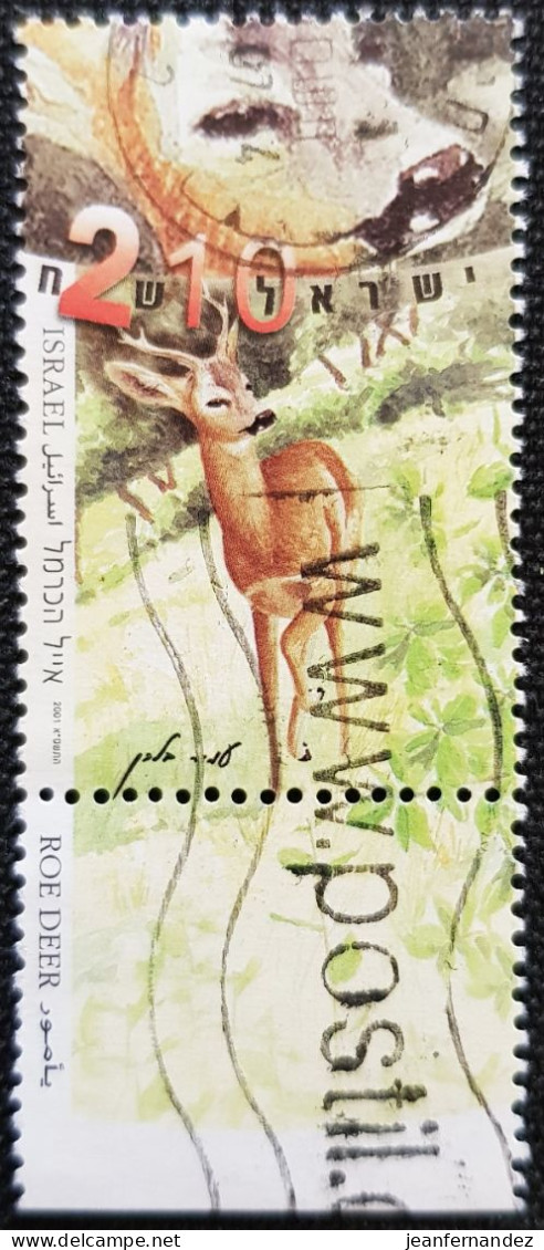 Israel 2001 Endangered Specie Stampworld N° 1613 - Gebraucht (ohne Tabs)