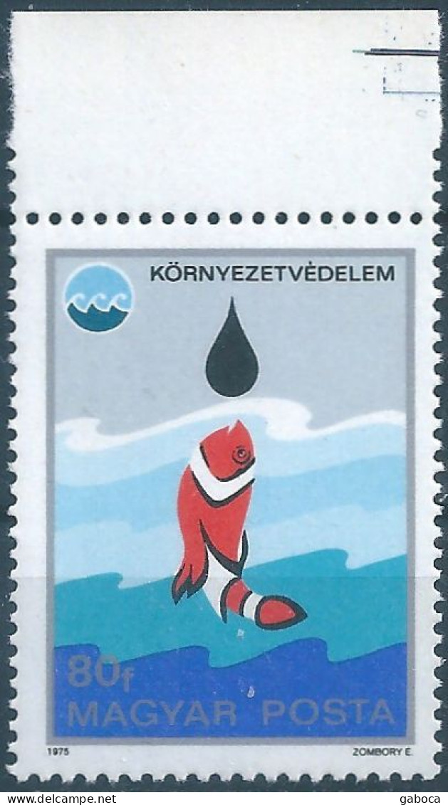 C5868 Hungary Environment Protection Animal Fish MNH RARE - Protección Del Medio Ambiente Y Del Clima