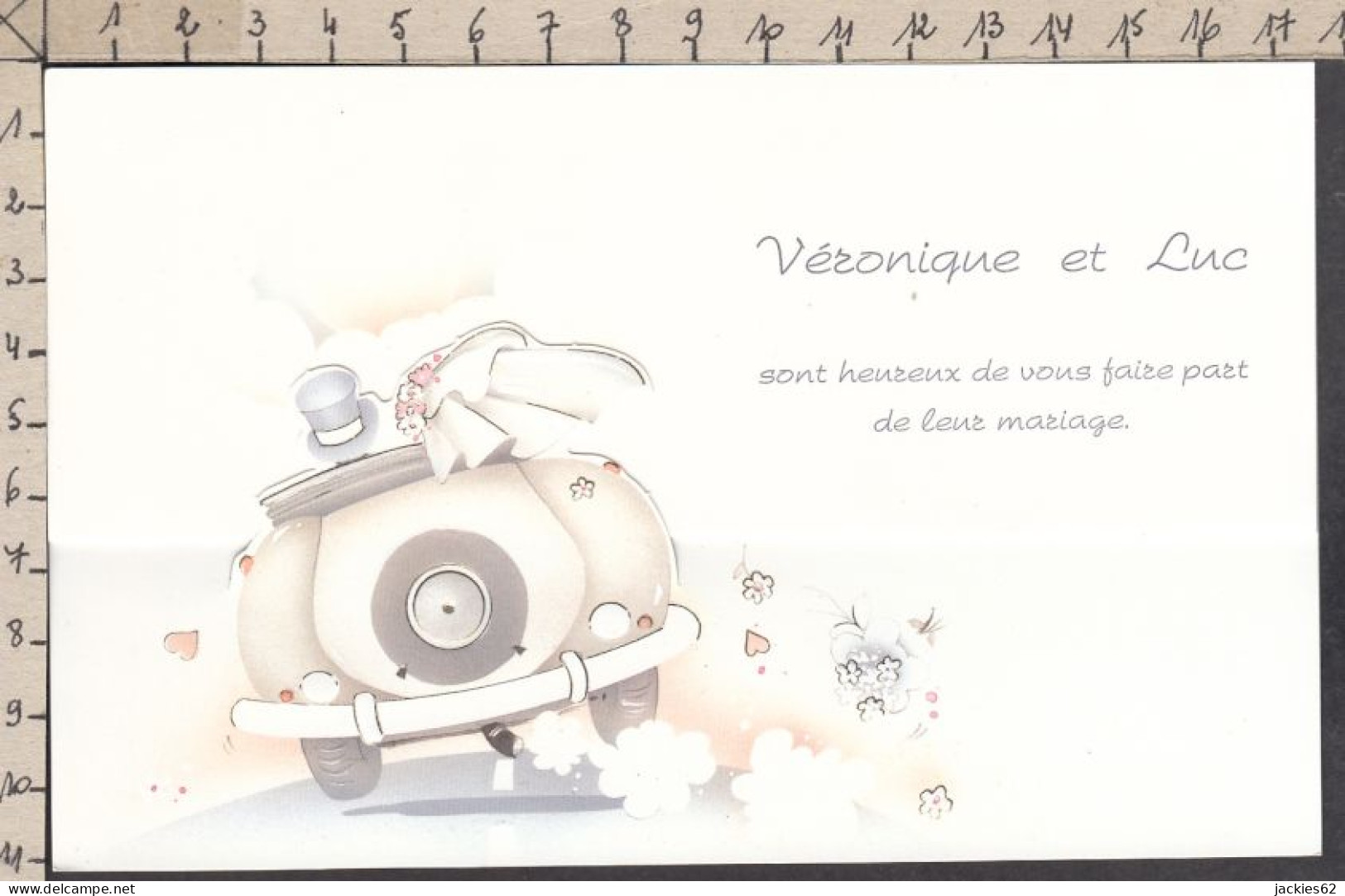 129956CL/ Mariage, Véronique Et Luc, Liège, 1993 - Huwelijksaankondigingen