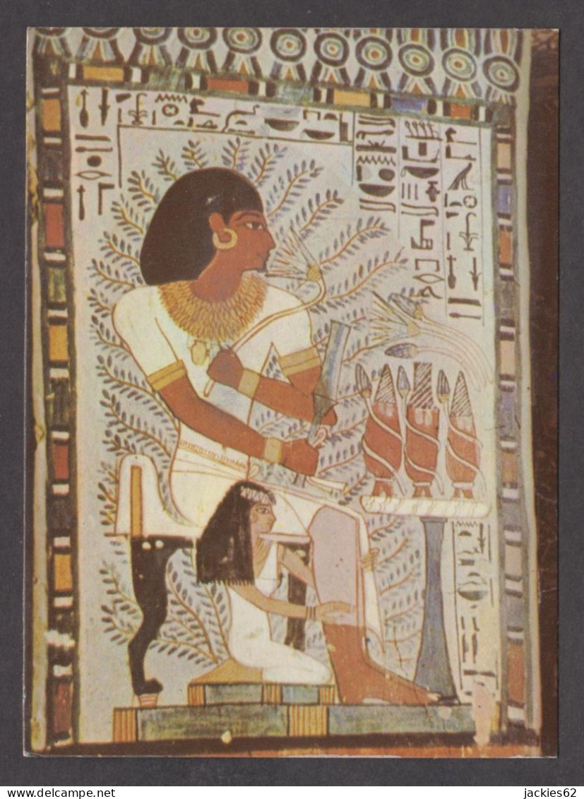 114489/ LUXOR, Sheikh Abd El-Qurna, Tomb Of Noble Sen-nefer (TT96), *Deceased And Wife Under The Ished Tree* - Luxor