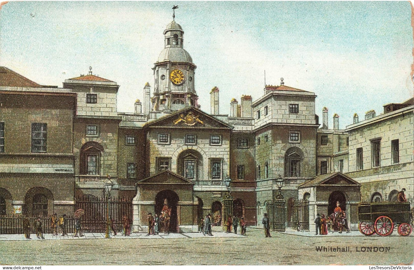 ROYAUME-UNI - Whitehall - London - Vue Générale - Vue De L'extérieur - Animé - Carte Postale Ancienne - Whitehall