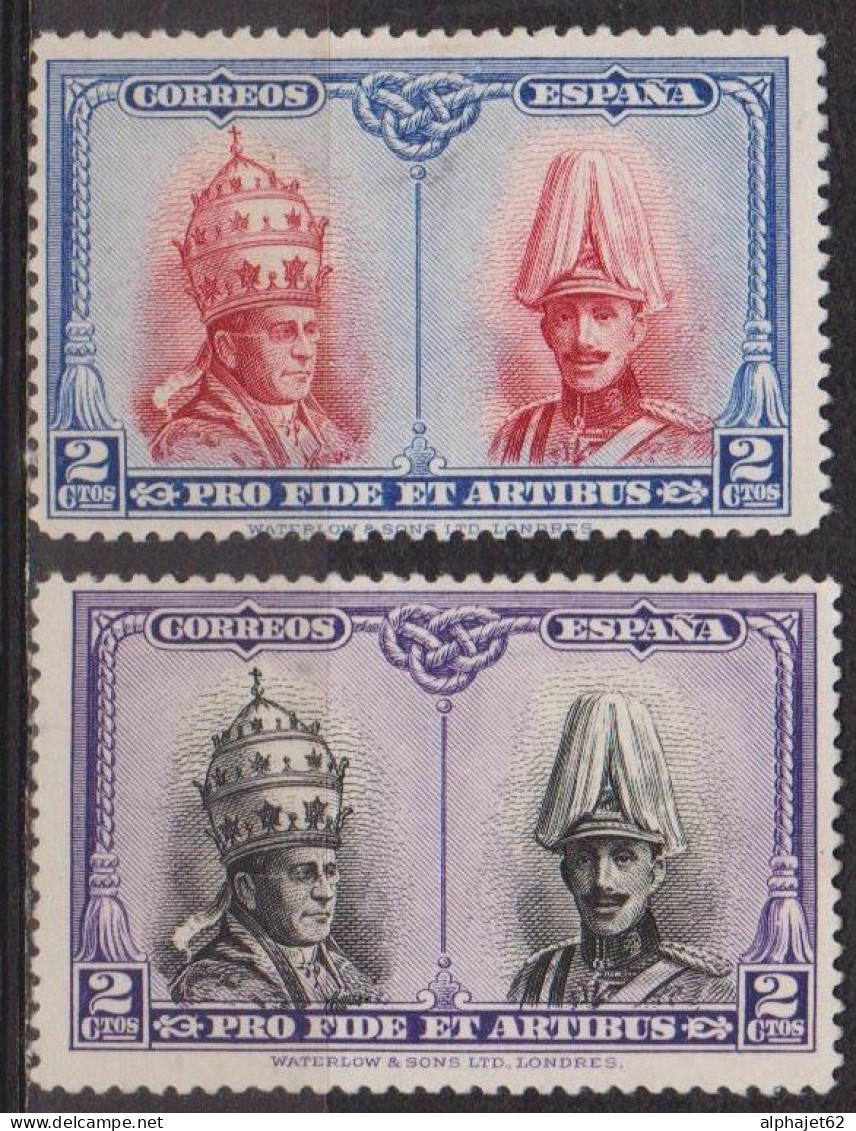 Pape Pie XI - ESPAGNE - Roi Alphonse XIII - N° 339-353 * - 1928 - Unused Stamps