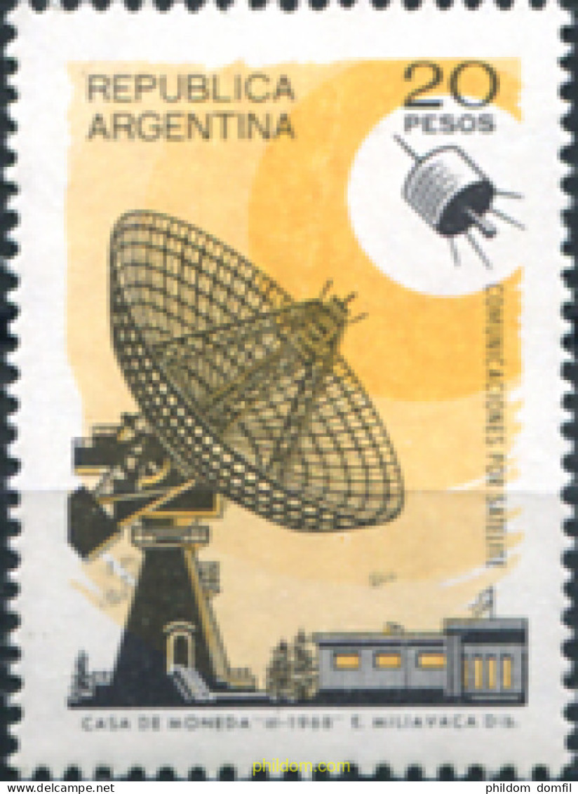 727230 MNH ARGENTINA 1969 COMUNICACIONES POR SATELITE - Neufs