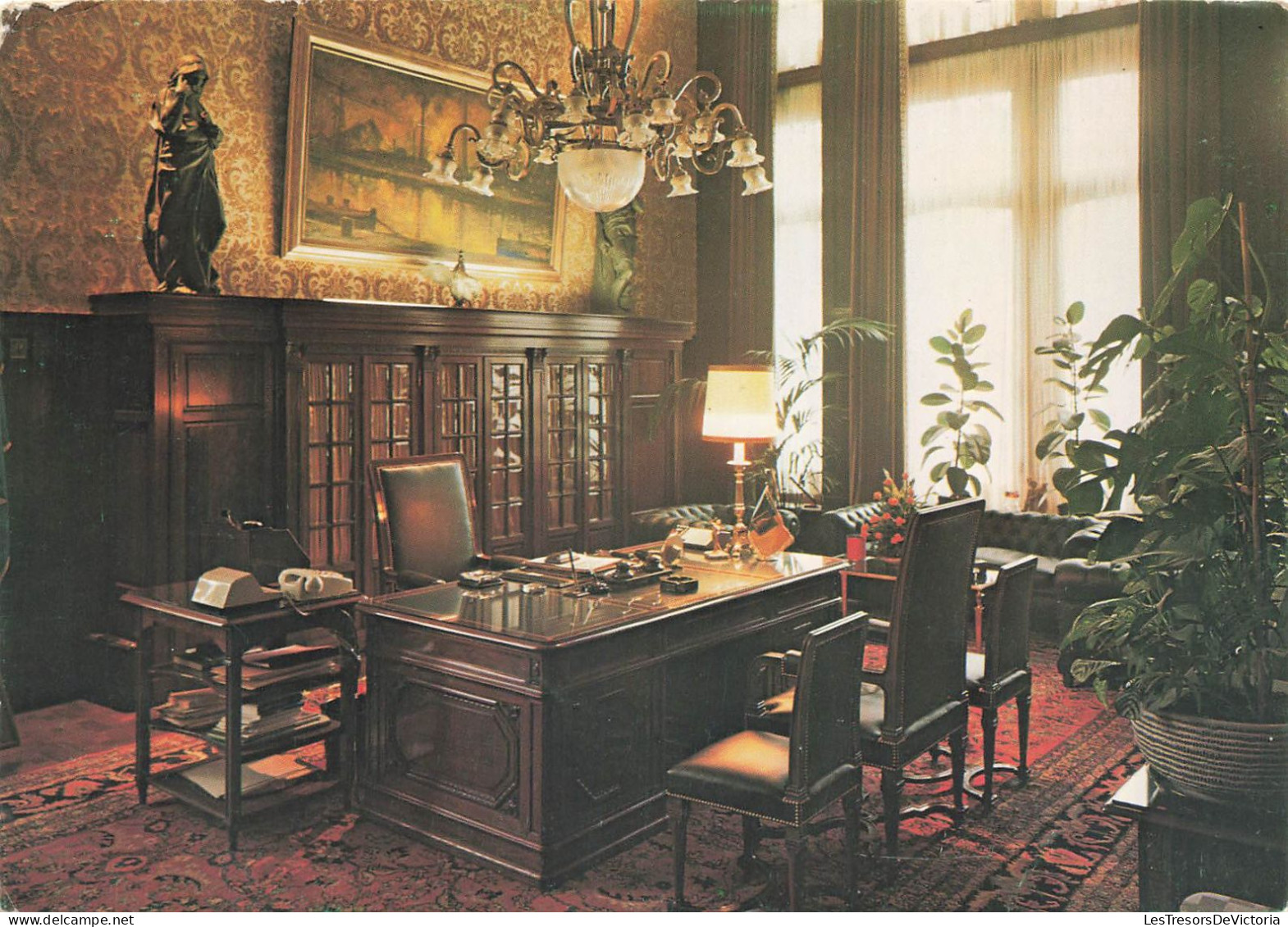 BELGIQUE - Saint Gilles - Cabinet Du Bourgmestre De L'hôtel De Ville - Colorisé - Carte Postale - St-Gillis - St-Gilles