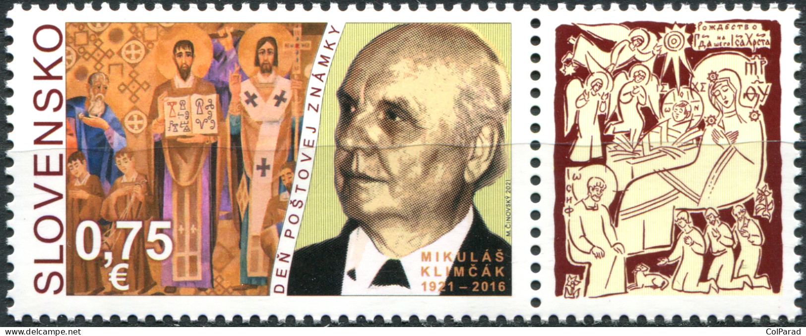 SLOVAKIA - 2021 - BLOCK MNH ** - 100 Years Of The Birth Of Mikuláš Klimčák - Nuovi