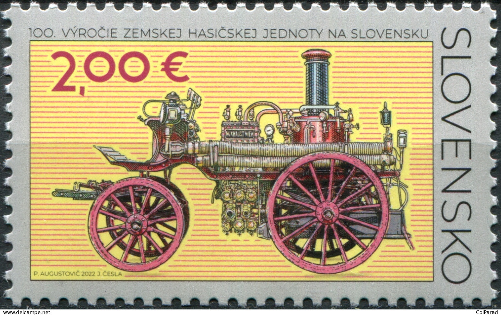 SLOVAKIA - 2022 - STAMP MNH ** - National Firefighters' Union Of Slovakia - Nuevos