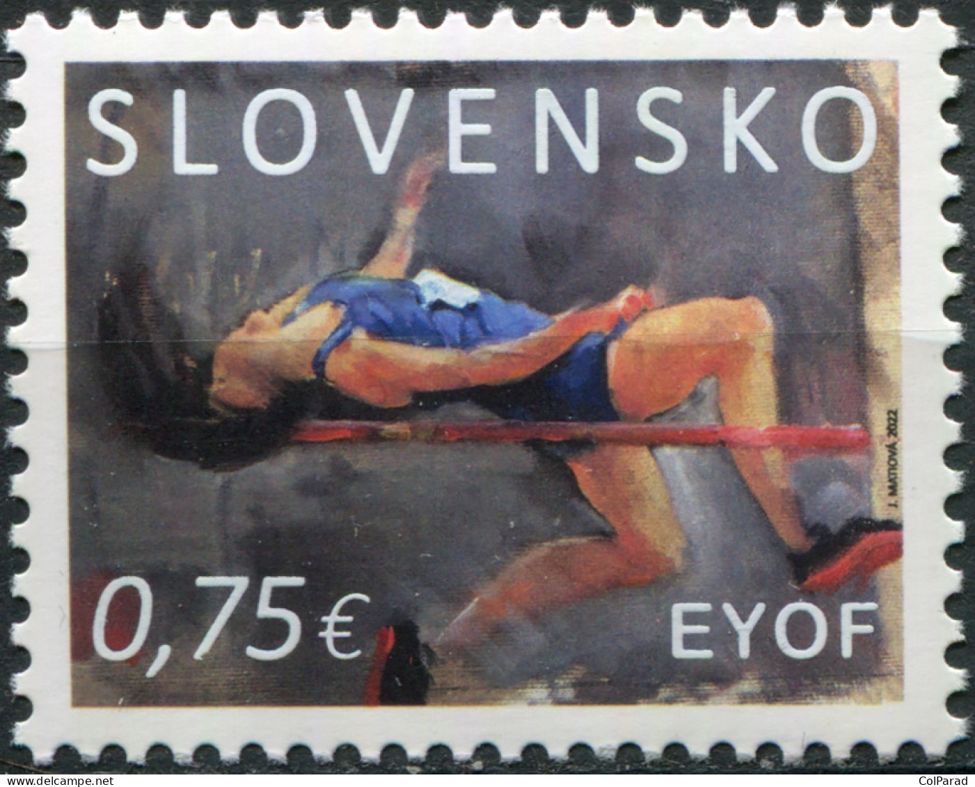 SLOVAKIA - 2022 - STAMP MNH ** - European Youth Olympic Festival - Ungebraucht