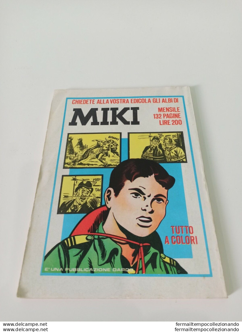 Bd  Collana Prateria Miki E Blek N 288 Ed Dardo Marzo 1972 - Otros & Sin Clasificación