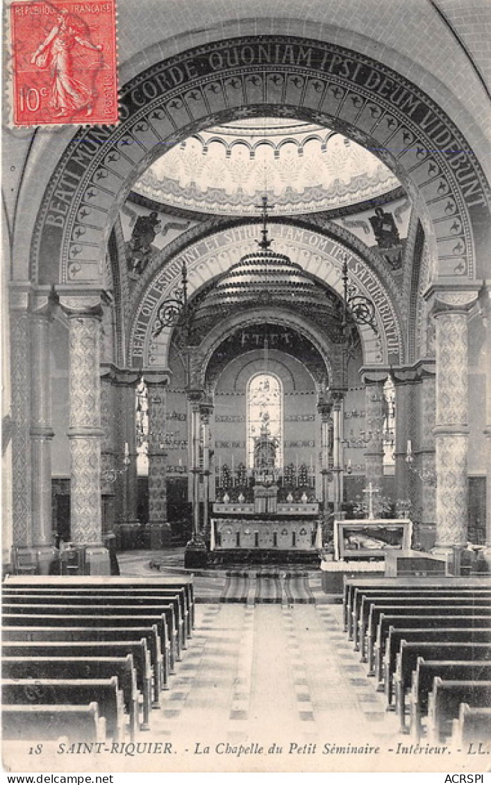 SAINT RIQUIER La Chapelle Du Petit Seminaire Interieur 1(scan Recto-verso) MA1163 - Saint Riquier