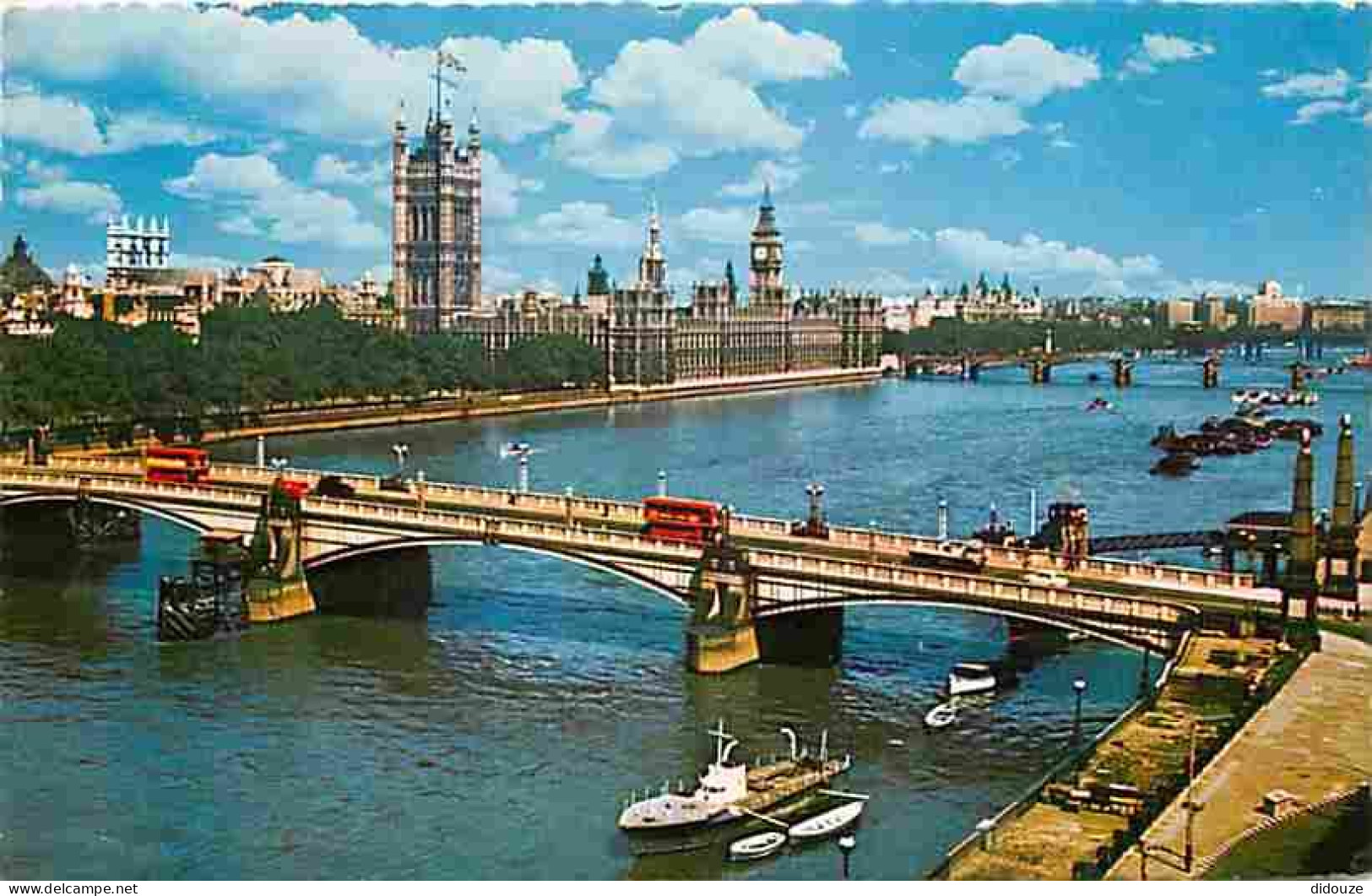 Royaume Uni - London - Lambeth Bridge And Houses Of Parliament - CPM - UK - Voir Scans Recto-Verso - Houses Of Parliament
