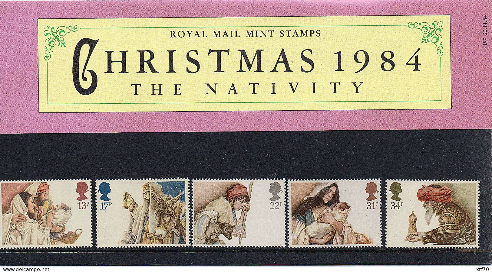 GREAT BRITAIN 1984 Christmas Presentation Pack - Presentation Packs