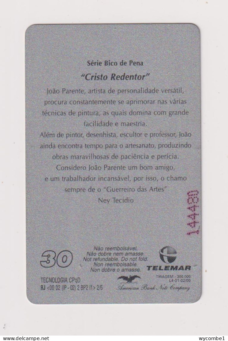 BRASIL -  Christ The Redeemer Inductive Phonecard - Brasilien