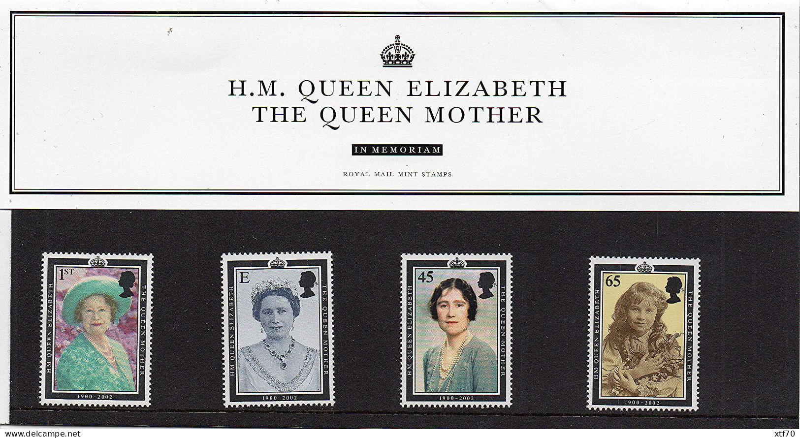 GREAT BRITAIN 2002 Queen Mother Commemoration Presentation Pack - Presentation Packs