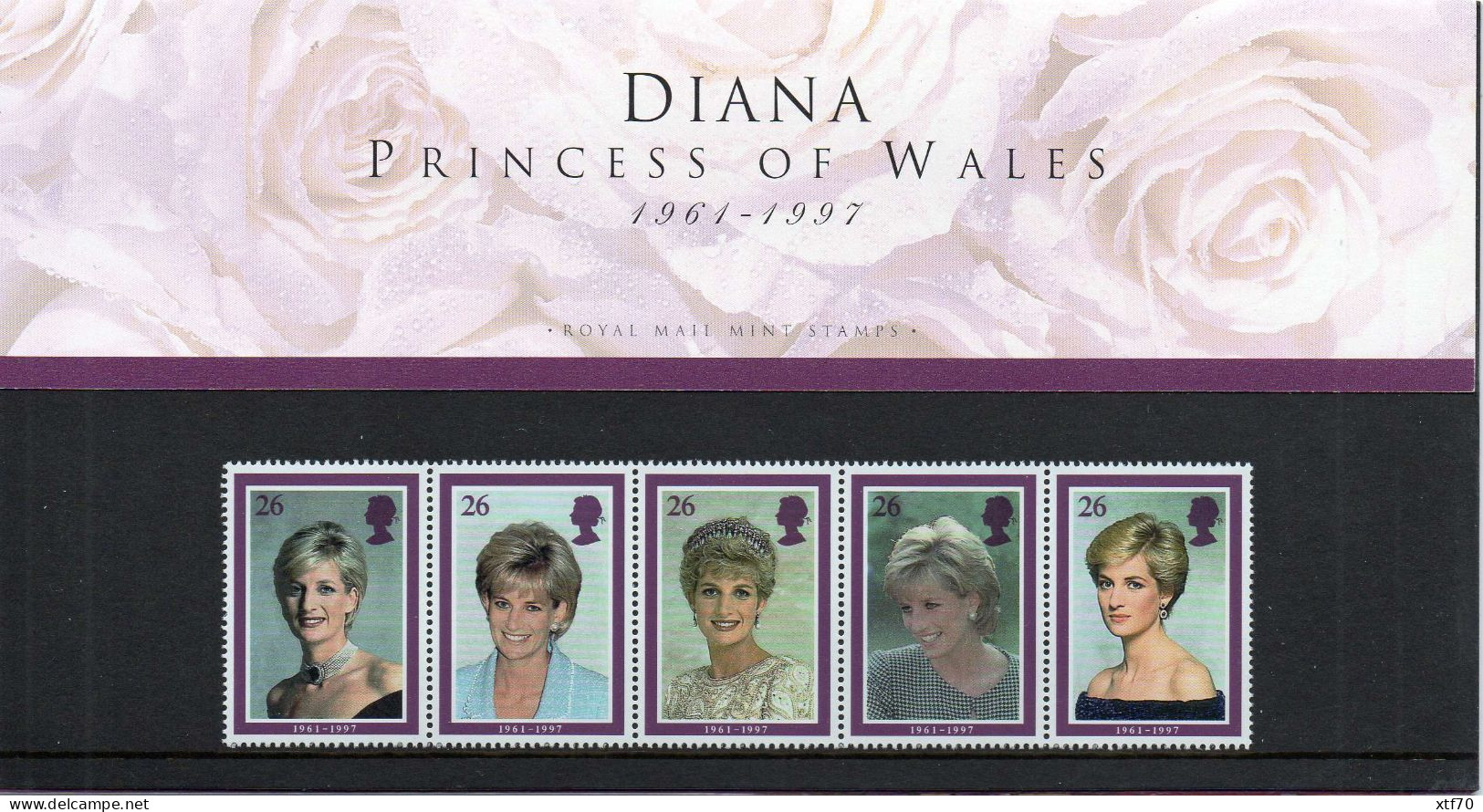 GREAT BRITAIN 1998 Diana, Princess Of Wales Commemoration Presentation Pack - Presentation Packs