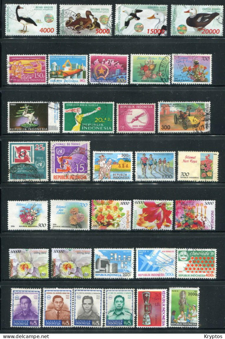 Indonesia. Collection of 12 PAGES! Mixed condition. OFFER