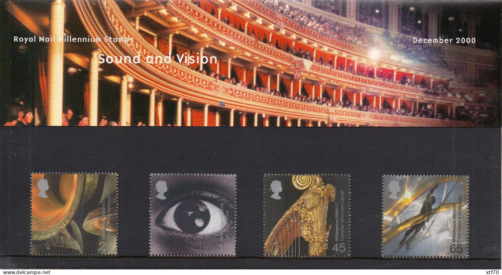 GREAT BRITAIN 2000 Millennium Projects: Sound And Vision Presentation Pack - Presentation Packs