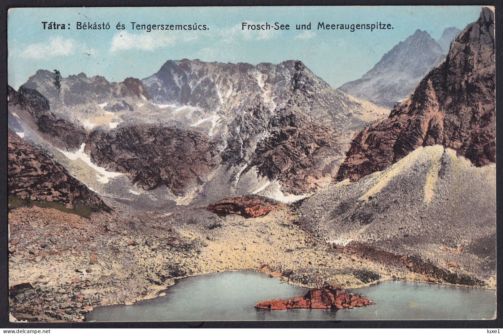 SLOVAKIA ,  TATRA ,  CANCEL  TATRAFURED  ,  OLD POSTCARD - Slovaquie