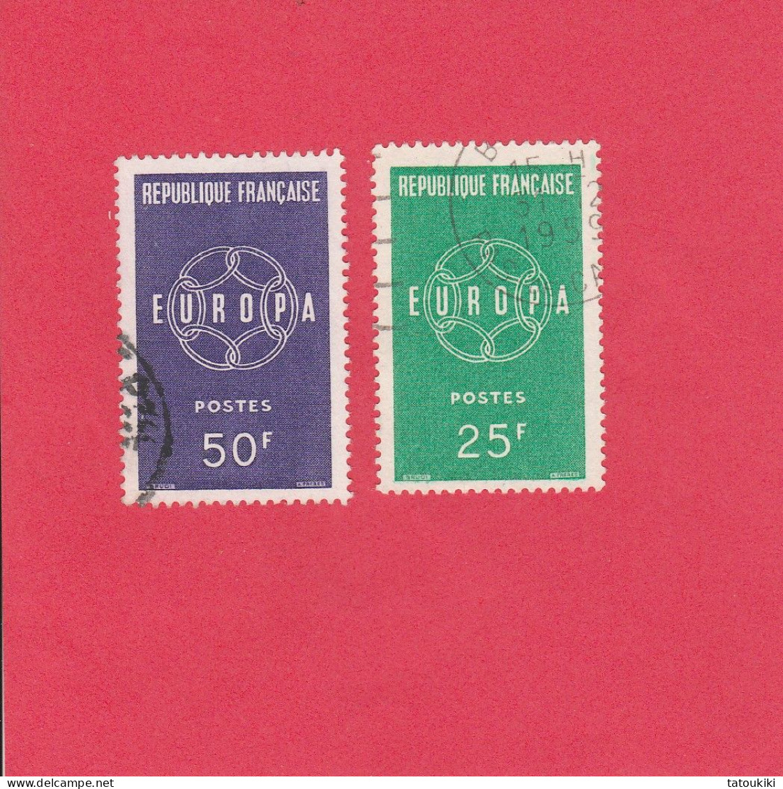 1959 Yt 1218 / 1219 Obl - Oblitérés