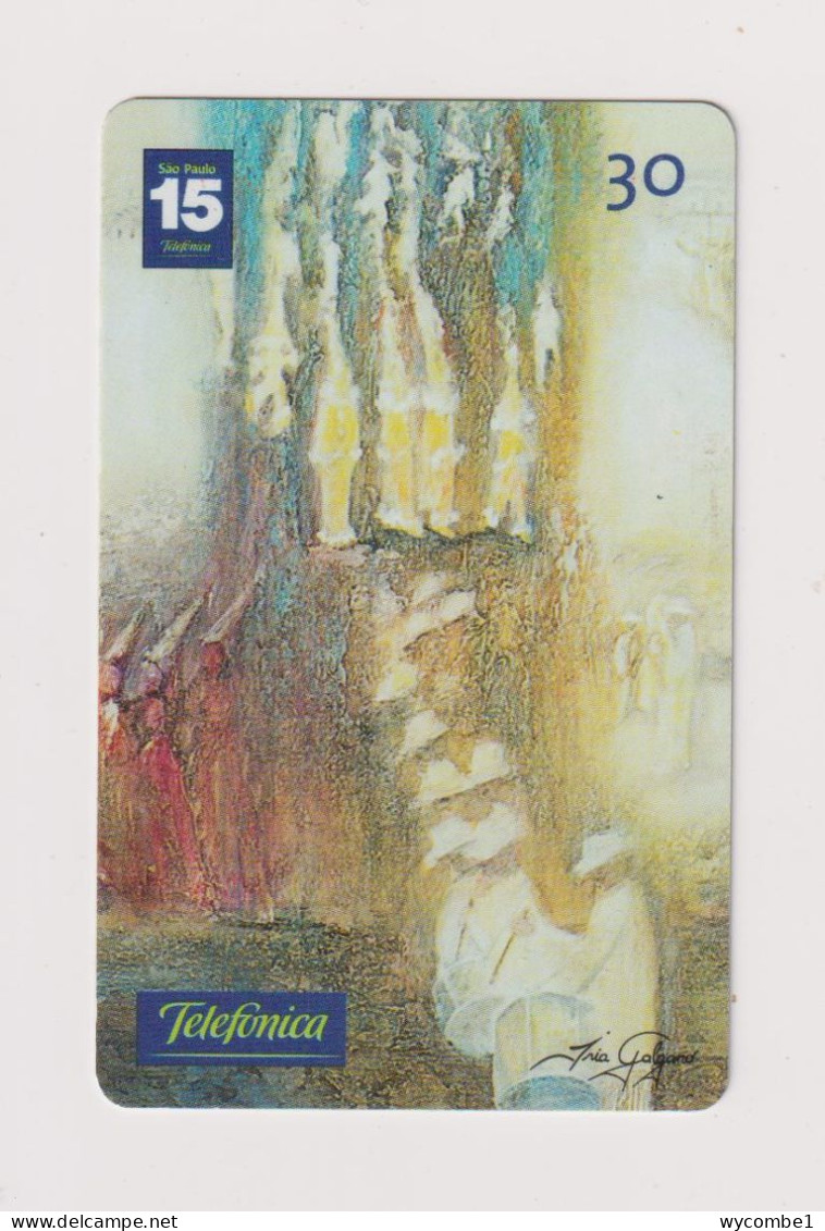 BRASIL -  Folia De Rija Inductive Phonecard - Brazil