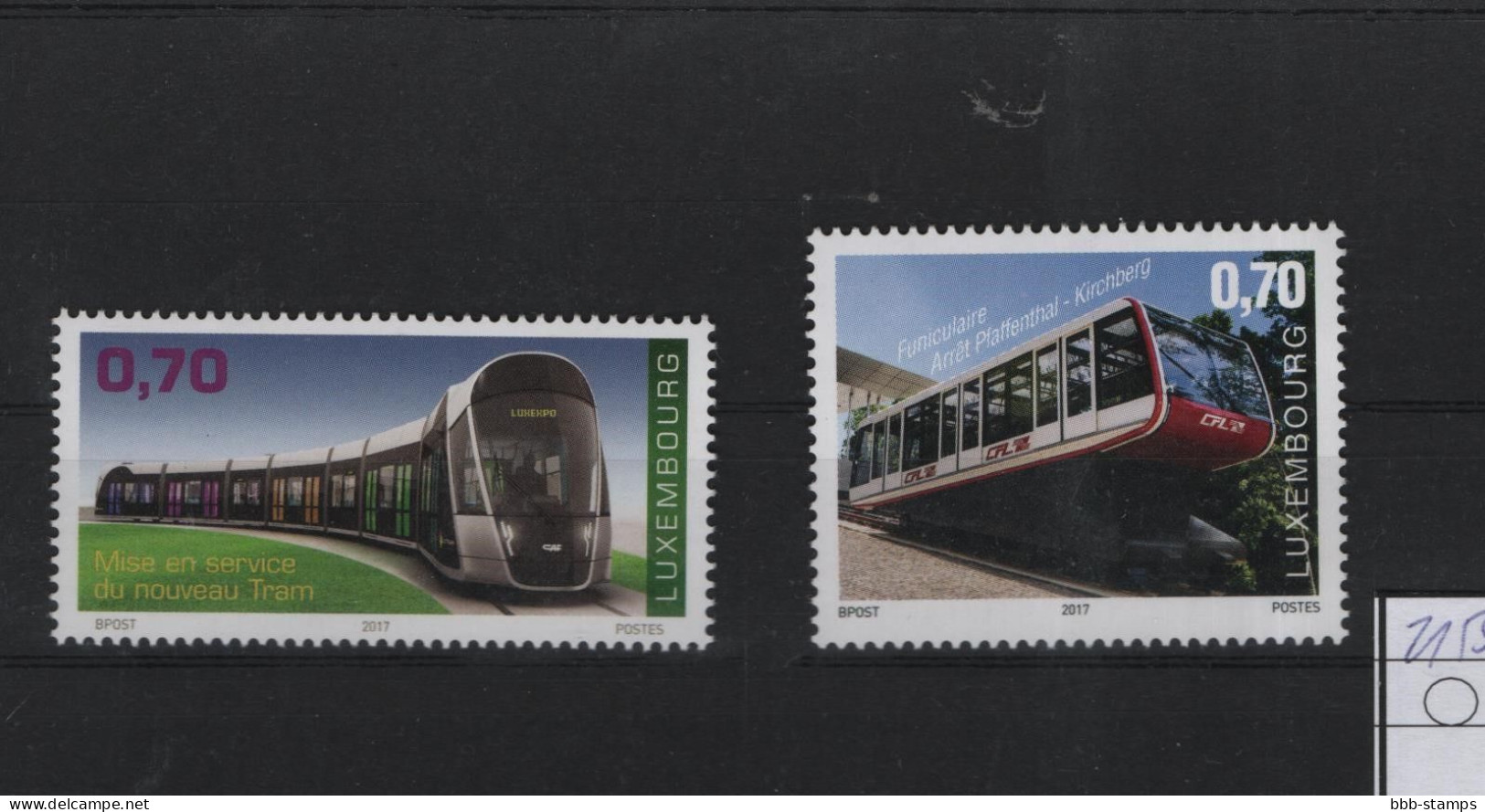 Luxemburg Michel Cat.No.  Mnh/** 2153/2154 - Unused Stamps