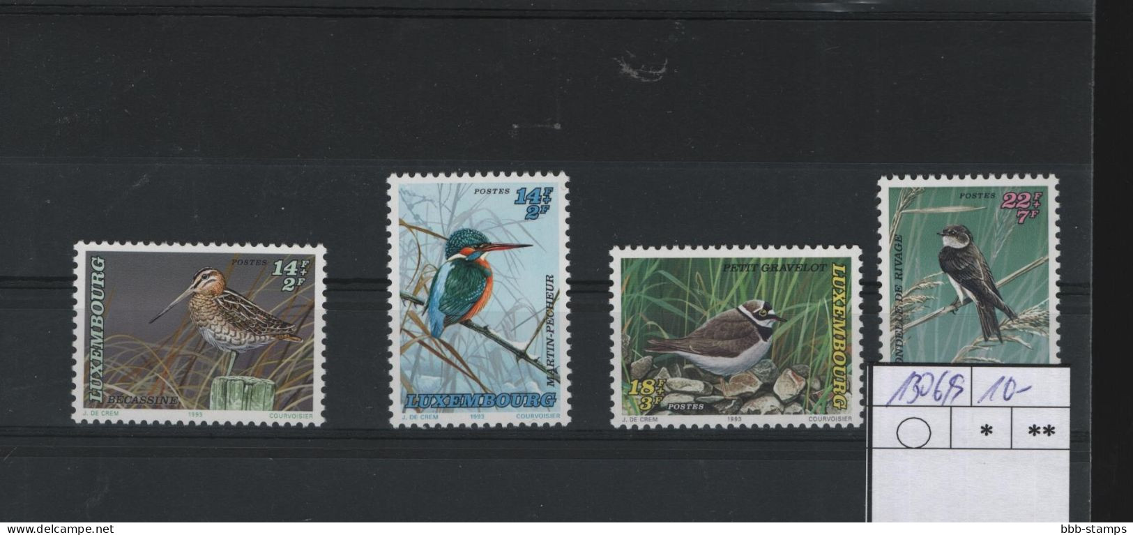 Luxemburg Michel Cat.No. Mnh/** 1306/1309 Birds - Unused Stamps