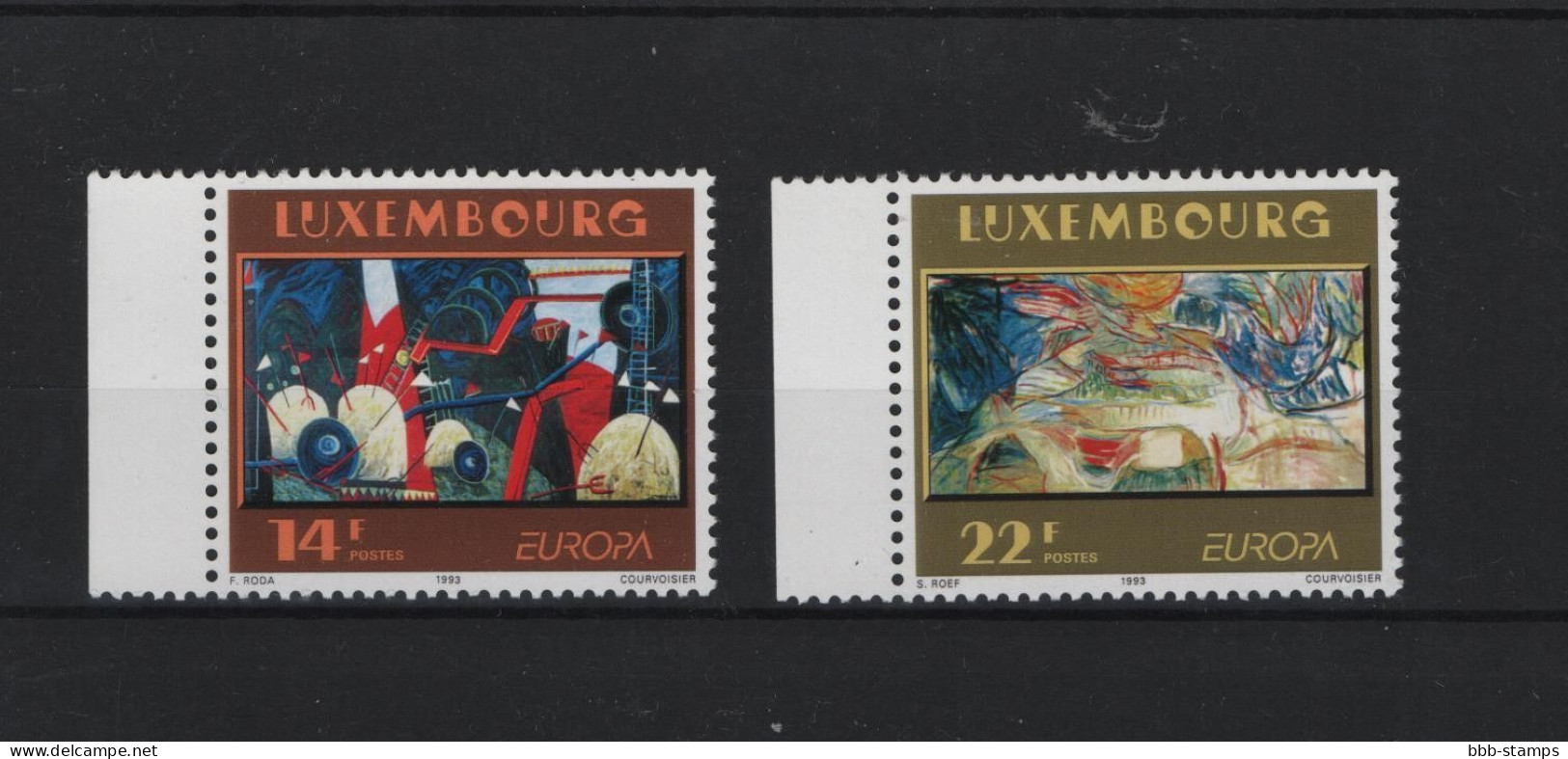 Luxemburg Michel Cat.No. Mnh/** 1318/1319 - Unused Stamps