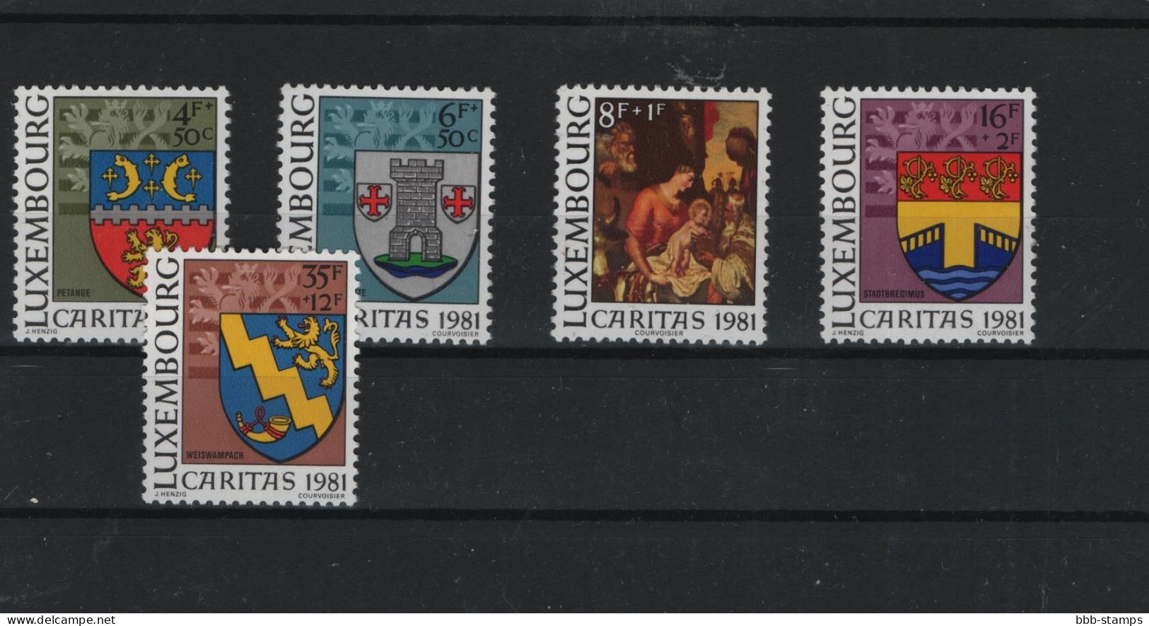 Luxemburg Michel Cat.No. Mnh/** 1041/1045 - Unused Stamps