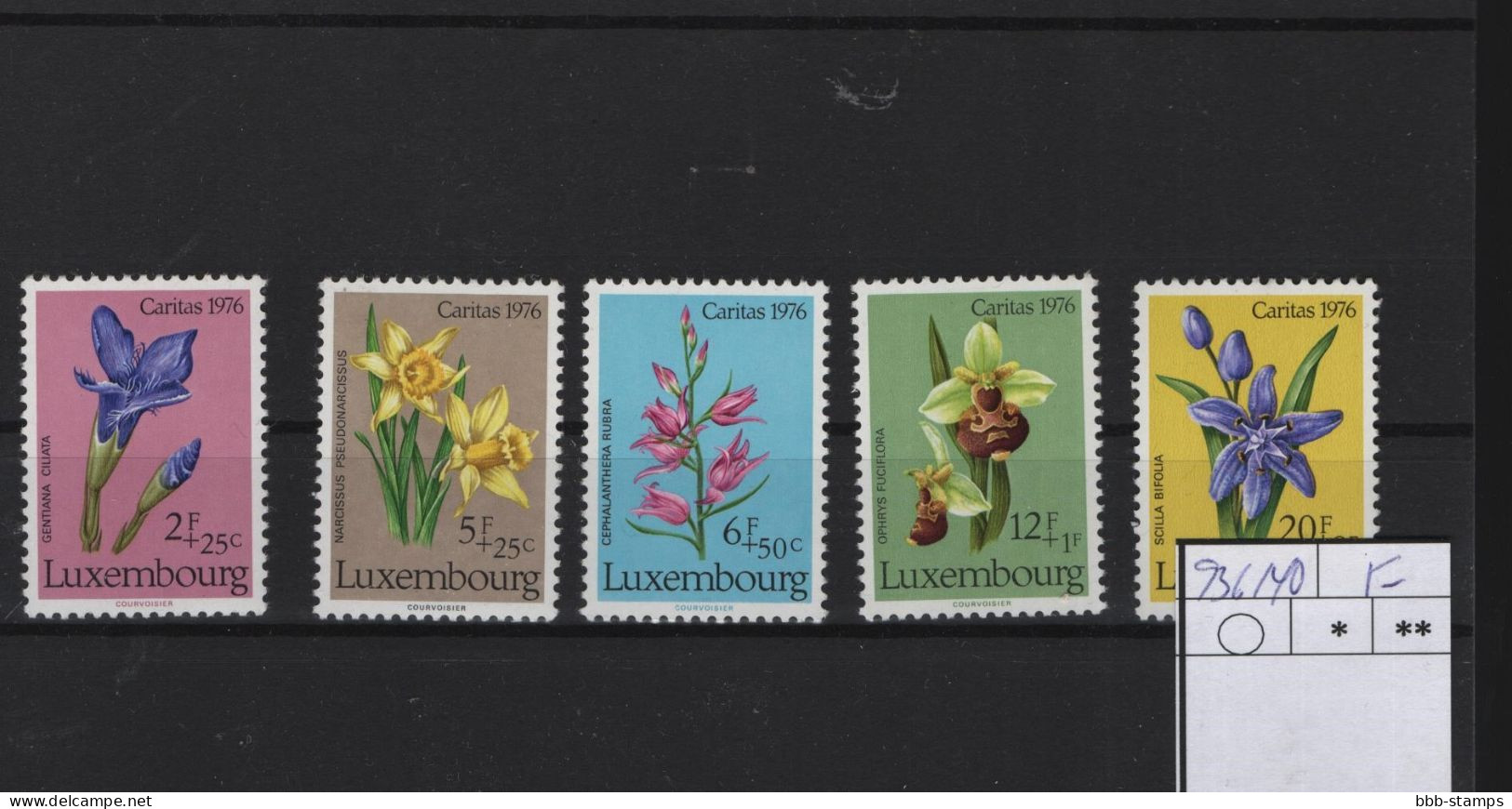 Luxemburg Michel Cat.No. Mnh/** 936/940 - Unused Stamps