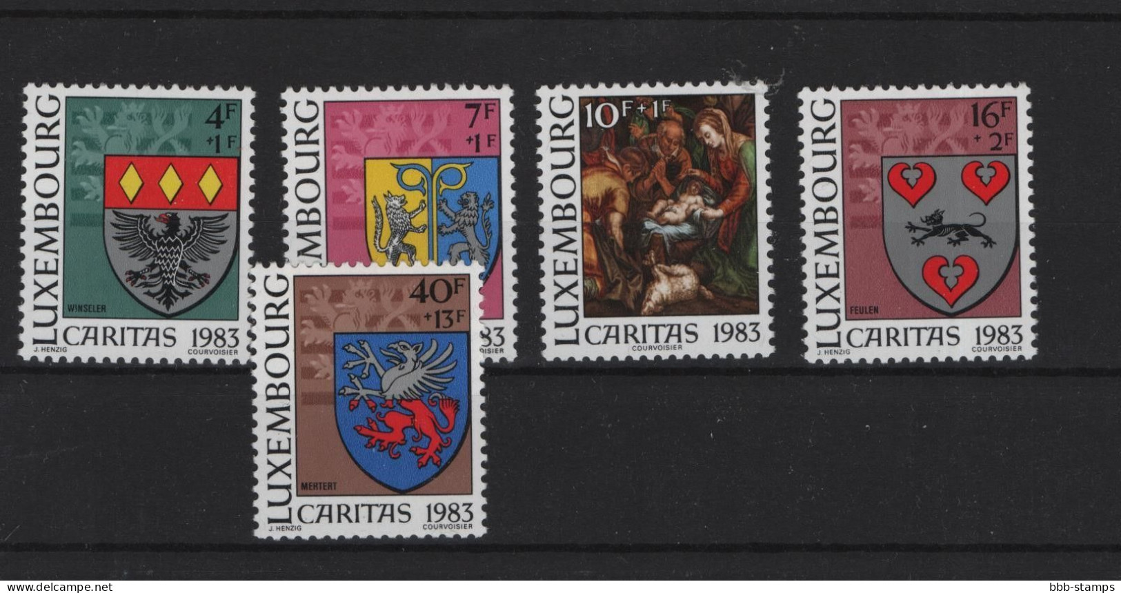 Luxemburg Michel Cat.No. Mnh/** 1086/1090 - Unused Stamps