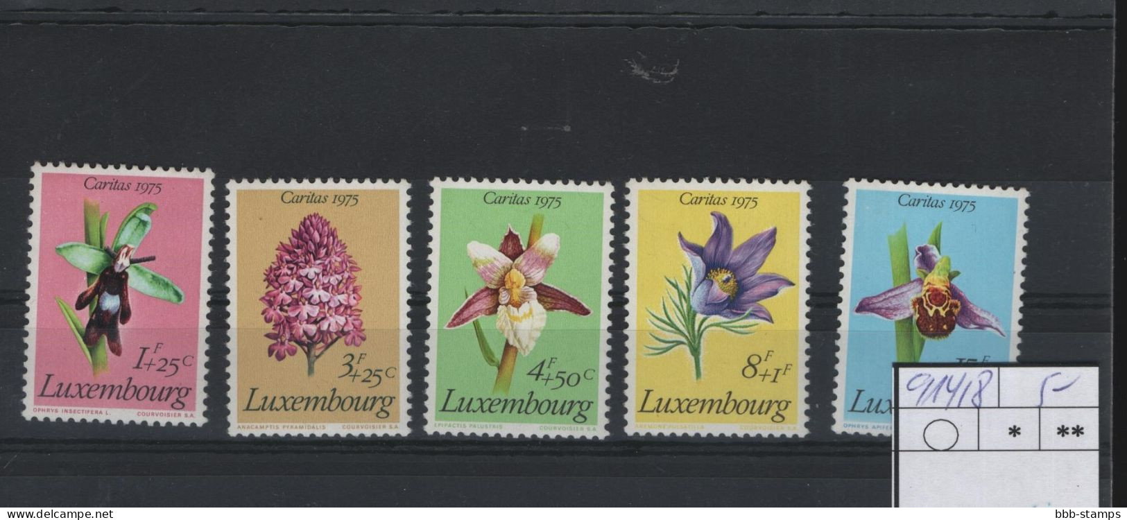 Luxemburg Michel Cat.No. Mnh/** 914/918 - Ungebraucht