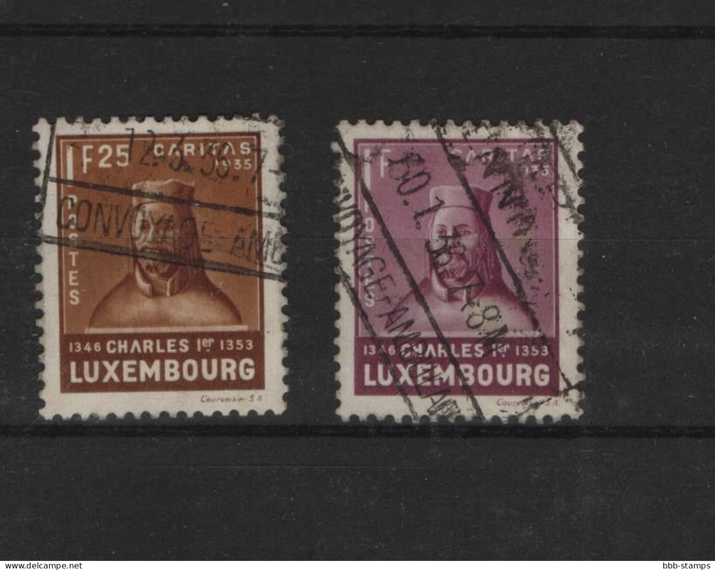 Luxemburg Michel Cat.No.  Used 287/288 - Oblitérés