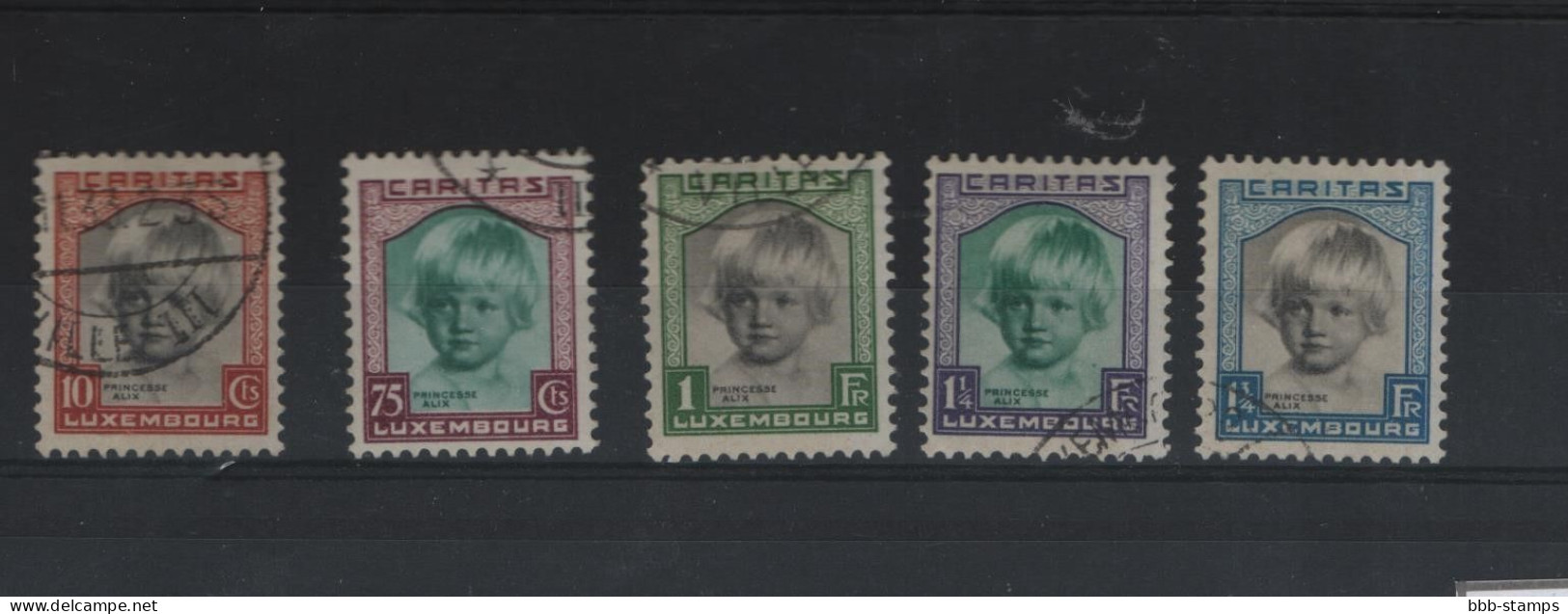 Luxemburg Michel Cat.No.  Used 240/244 - Used Stamps