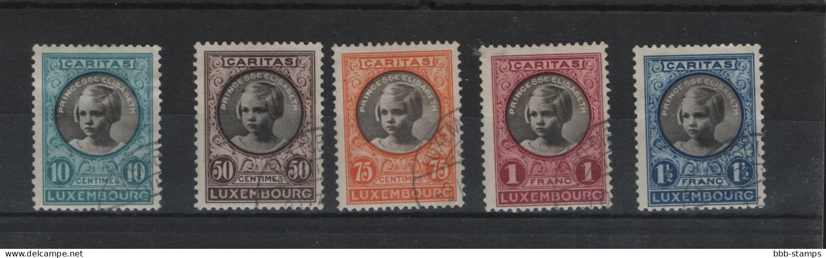 Luxemburg Michel Cat.No.  Used 192/196 - Used Stamps