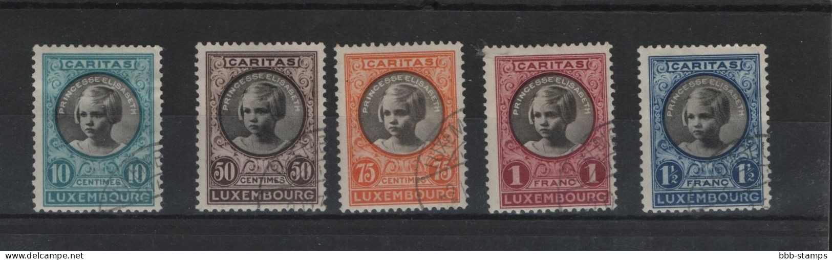 Luxemburg Michel Cat.No.  Used 192/196 - Usati