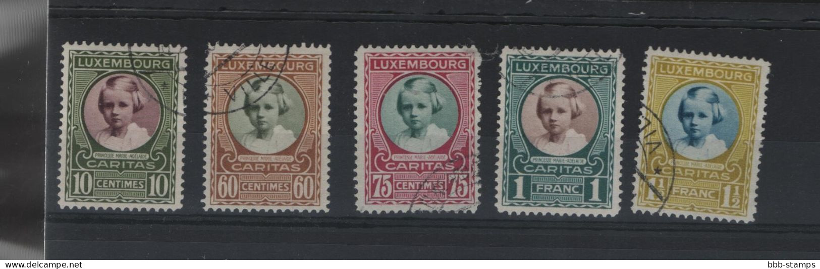 Luxemburg Michel Cat.No.  Used  208/212 (1) - Usati