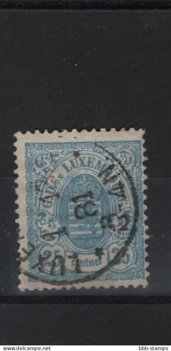 Luxemburg Michel Cat.No. Used 43 (1) - 1859-1880 Coat Of Arms