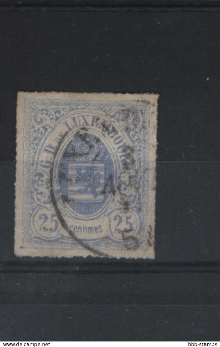 Luxemburg Michel Cat.No. Used 20 - 1859-1880 Wapenschild