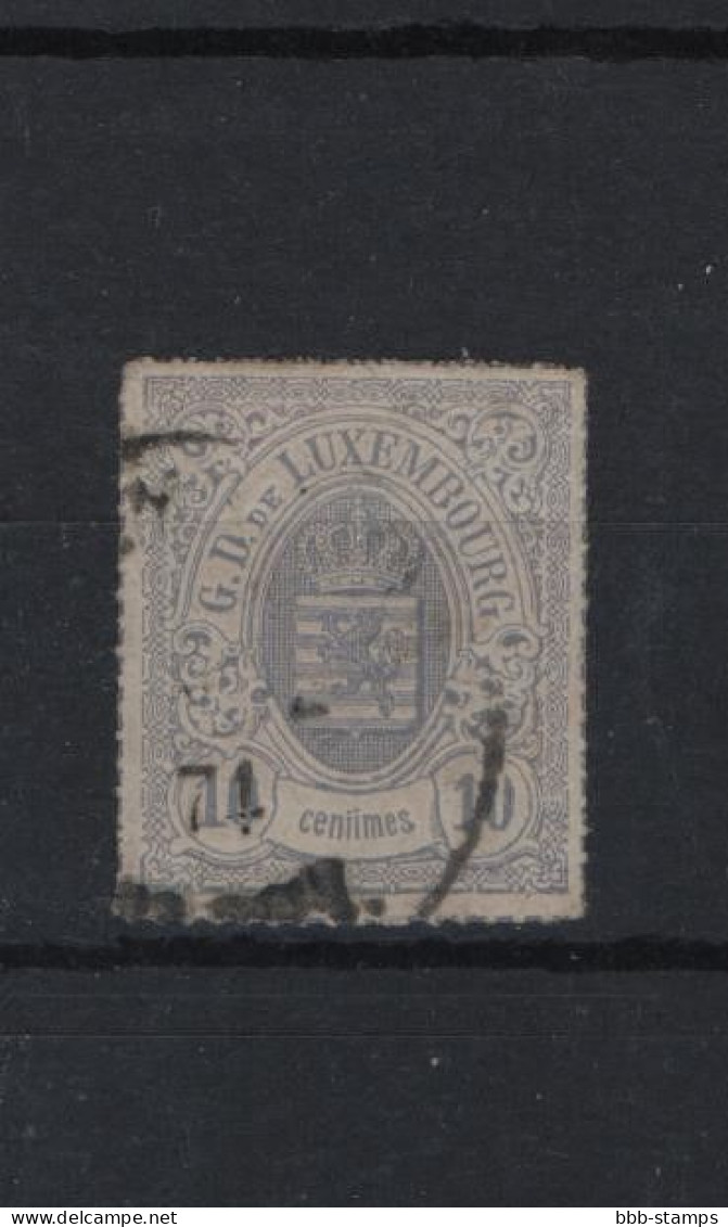 Luxemburg Michel Cat.No. Used 17 C - 1859-1880 Coat Of Arms