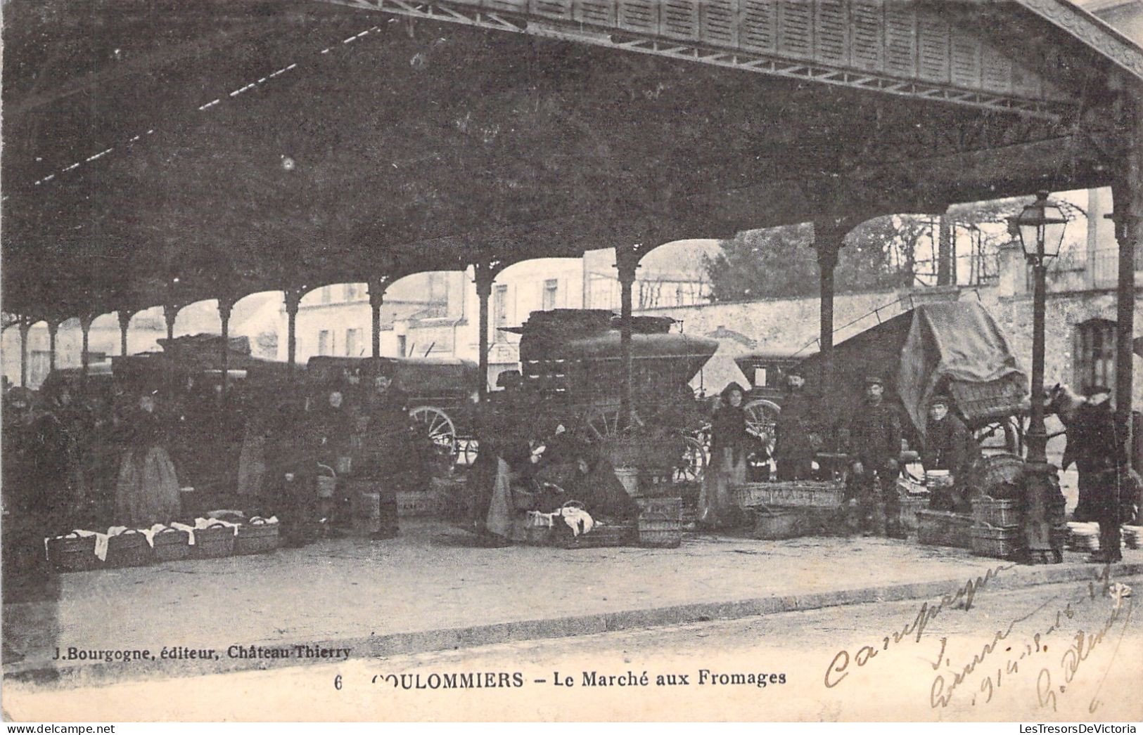 FRANCE - Coulommiers - Le Marché Aux Fromages - Foire - Halles - Animé - Carte Postale Ancienne - Coulommiers