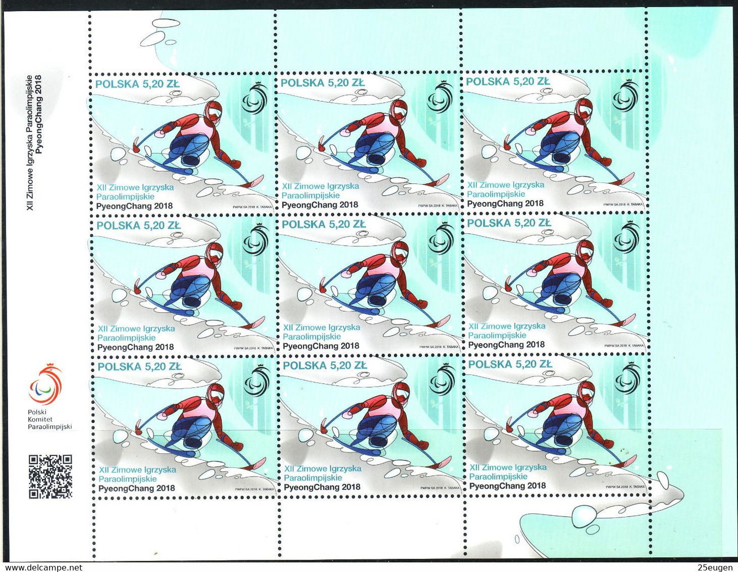 POLAND 2018 Michel No 4975 Klbg MNH - Unused Stamps