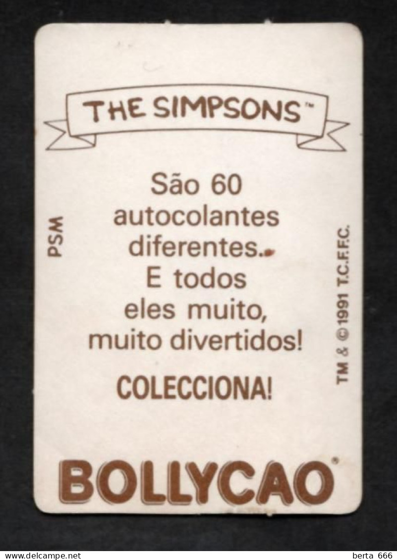 The Simpsons * Chromo Bollycao * Portugal 1991 # 1 - Sonstige & Ohne Zuordnung