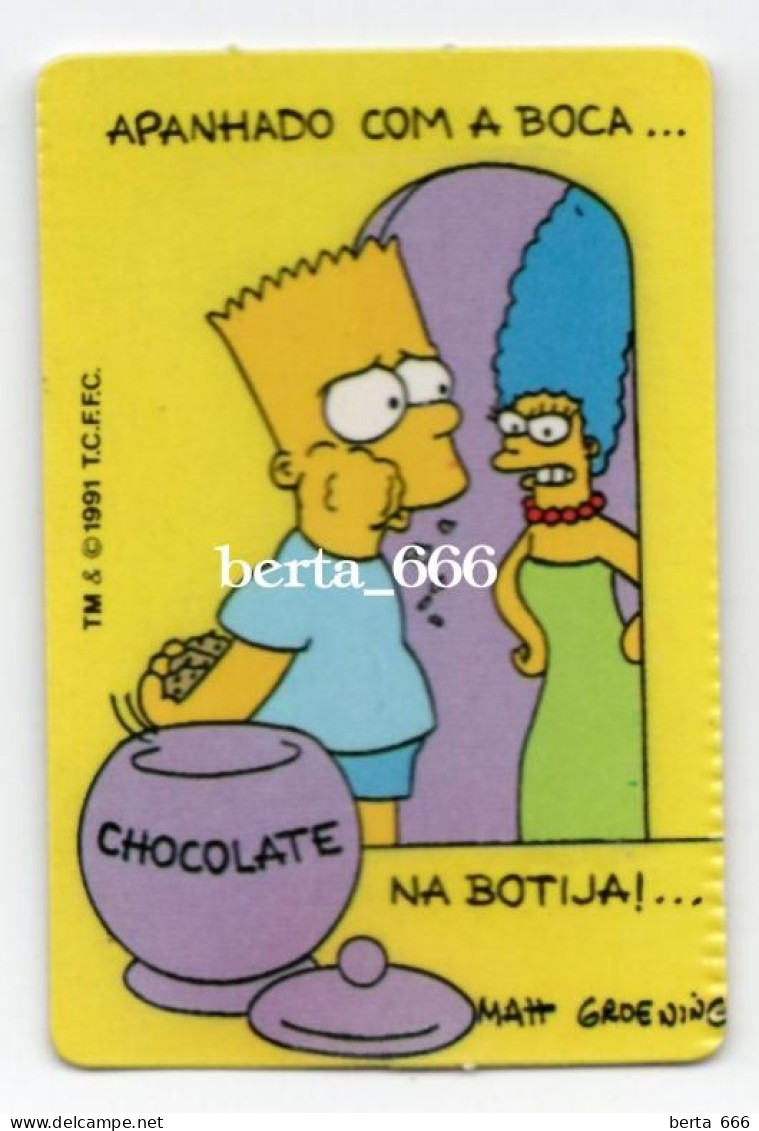 The Simpsons * Chromo Bollycao * Portugal 1991 # 10 - Other & Unclassified