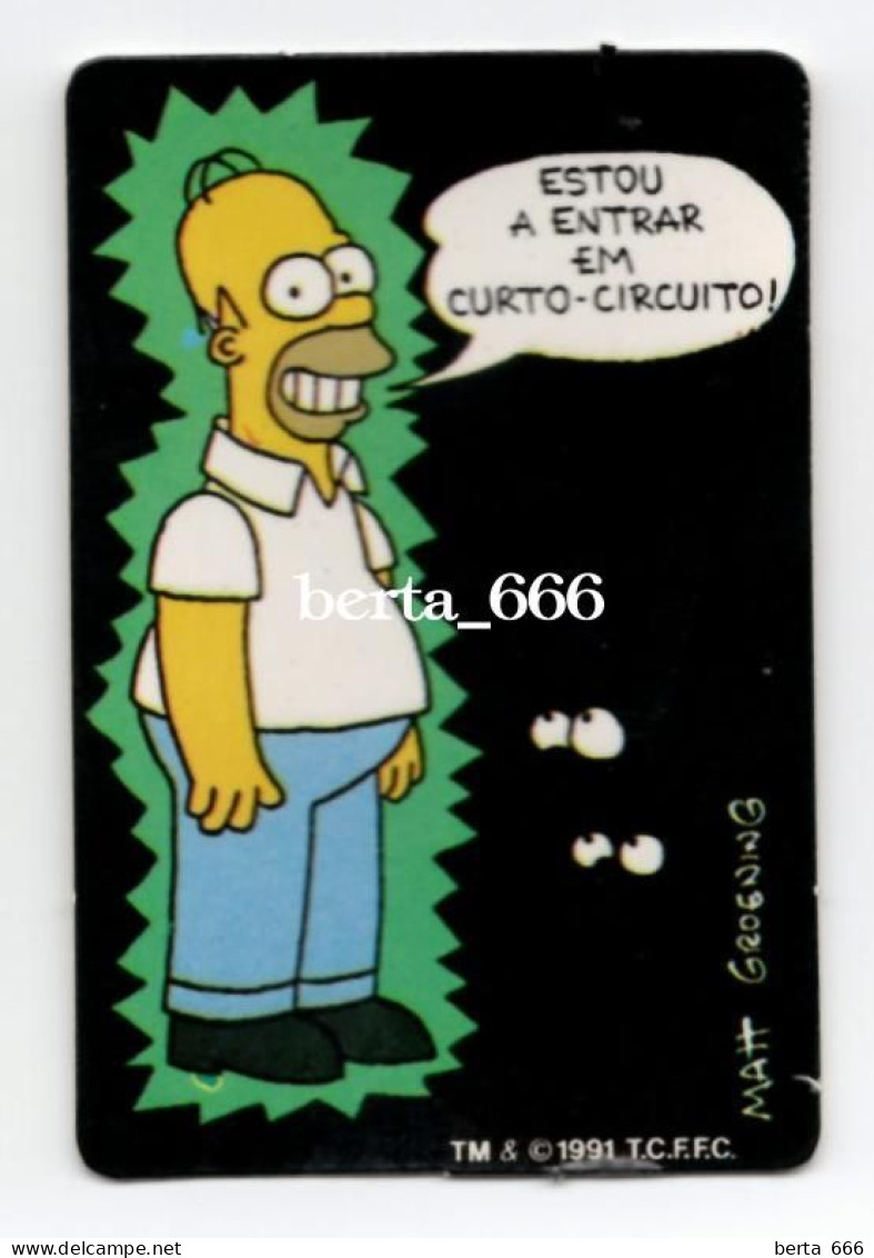 The Simpsons * Chromo Bollycao * Portugal 1991 # 11 - Other & Unclassified